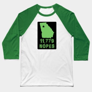 GA Votes - Mockup Map Green Baseball T-Shirt